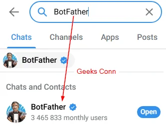 Chat BotFather