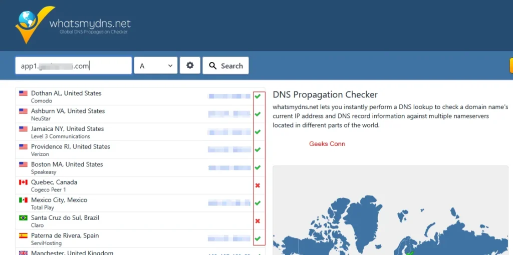 DNS Propagation Checker