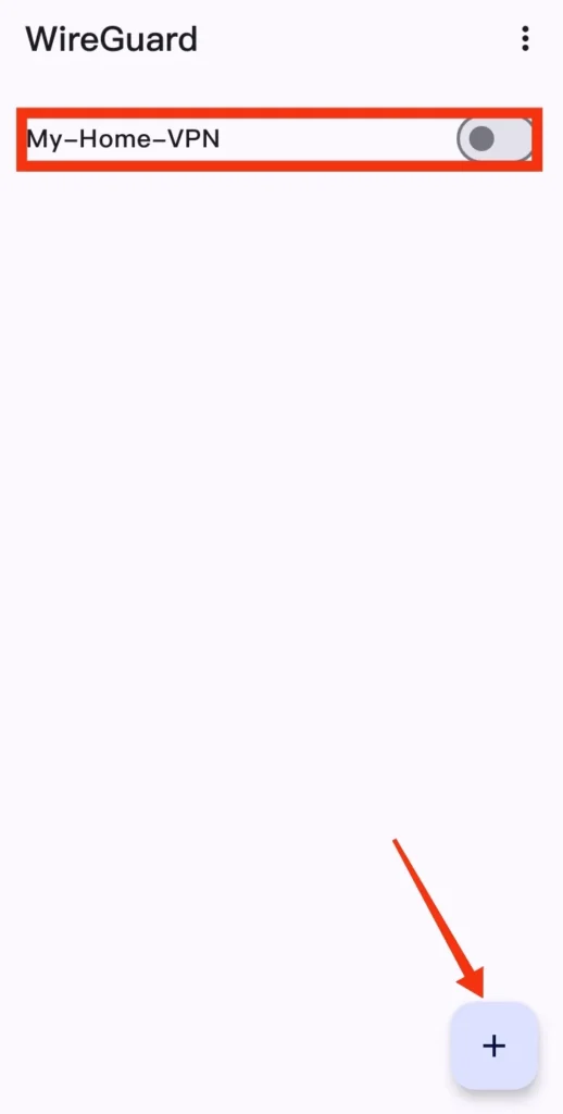 Import File Config WireGuard Client Android