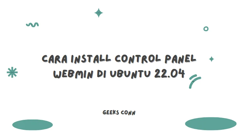 Install Control Panel Webmin di Ubuntu 22.04