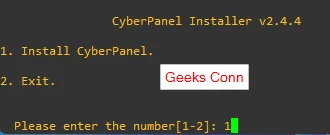 Install CyberPanel