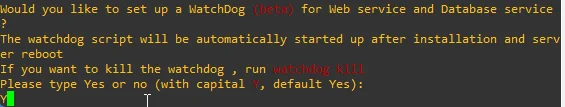 Install WatchDog