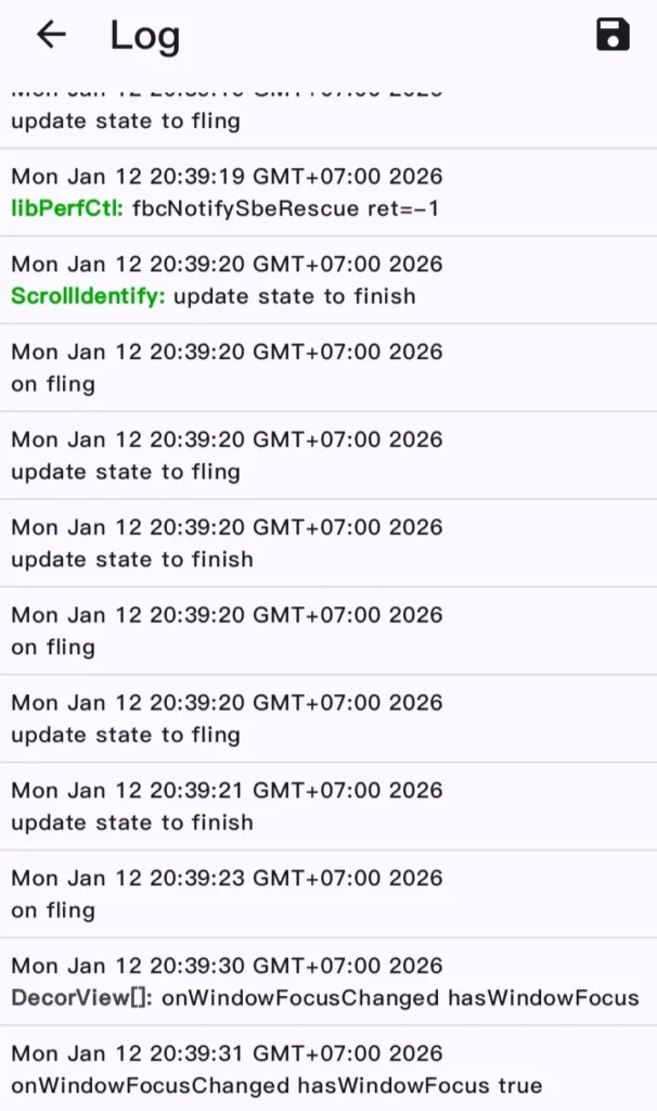 Log WireGuard Android