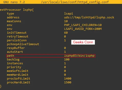 Mengganti Versi php OpenLiteSpeed