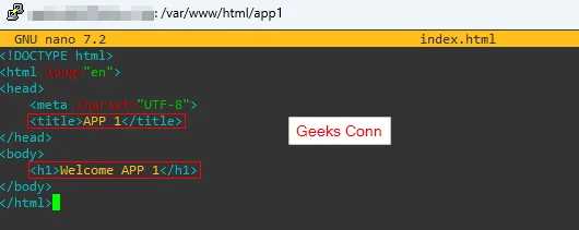 Modifikasi Halaman Index untuk setiap app