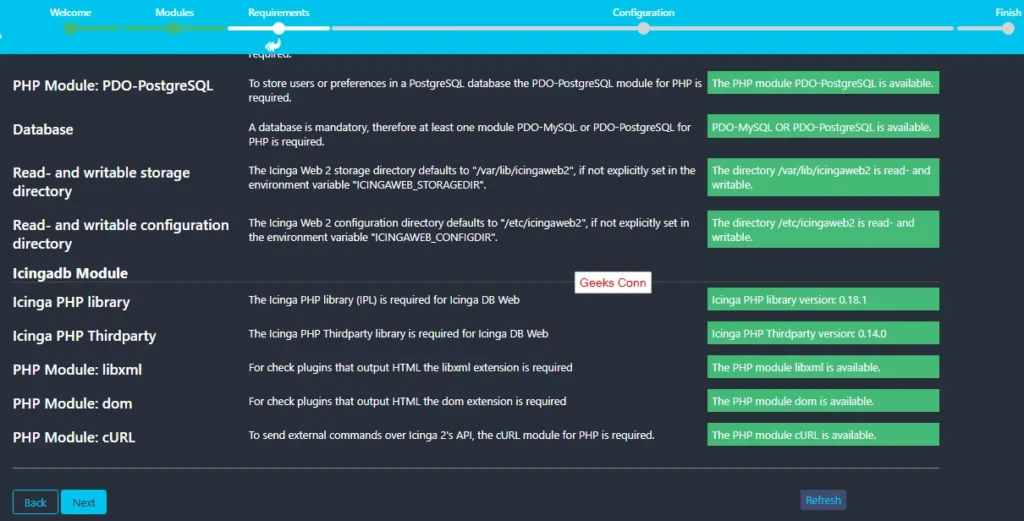 Requirements Icinga Web 2