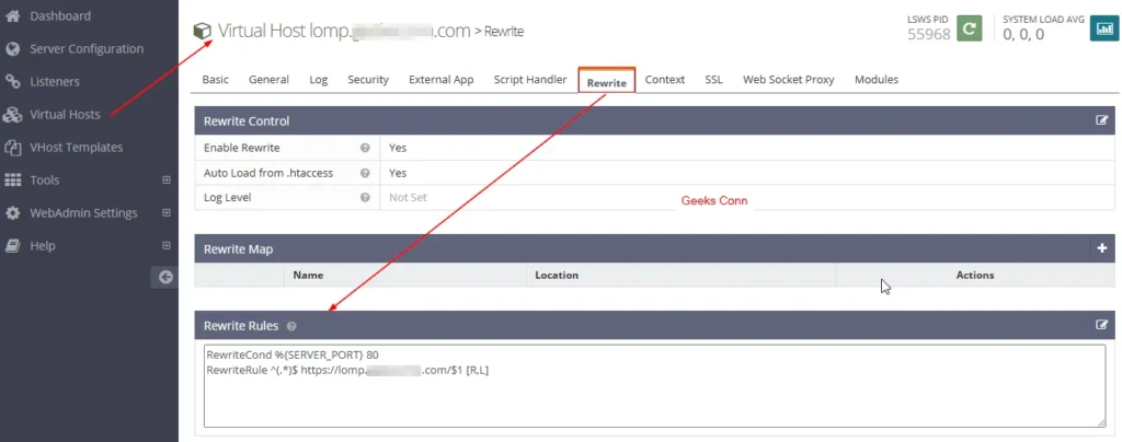Rewrite http ke https