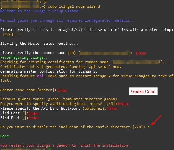 Setup Icinga2 Node Wizrad