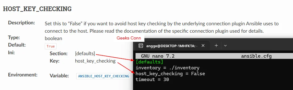 Struktur File Configuration Ansible