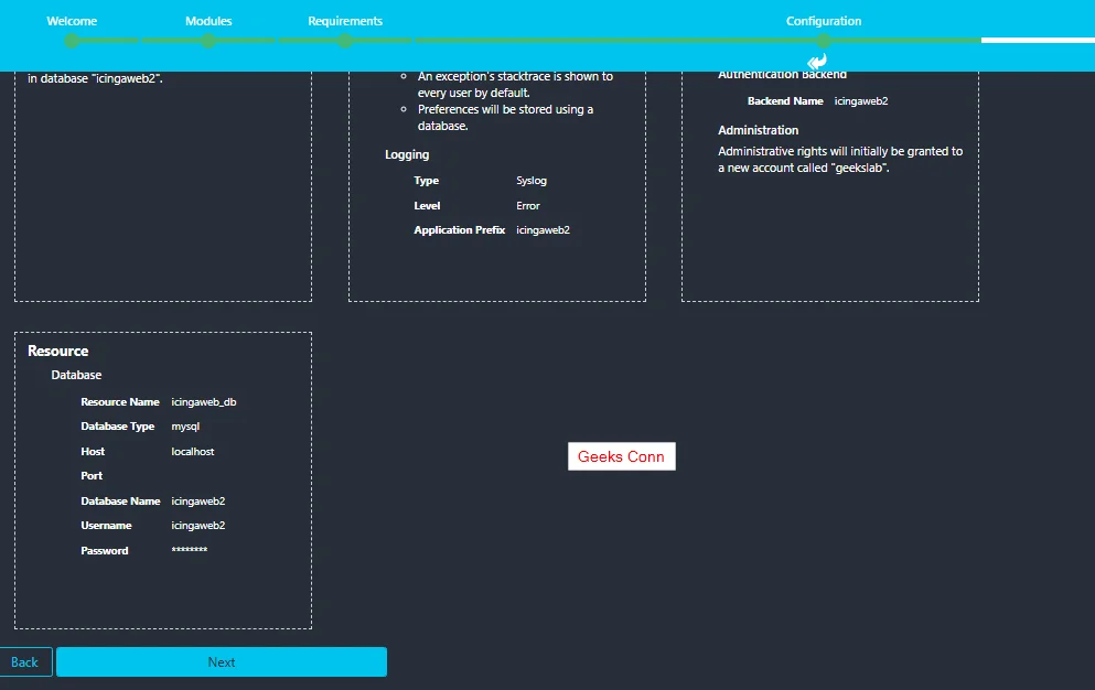 Summary Configuration