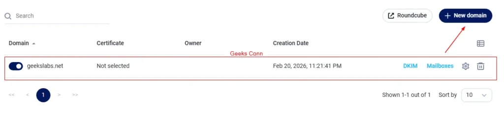 Berikut Hasil Menambahkan Domain pada Fastpanel Berikut Hasil Menambahkan Domain pada Fastpanel