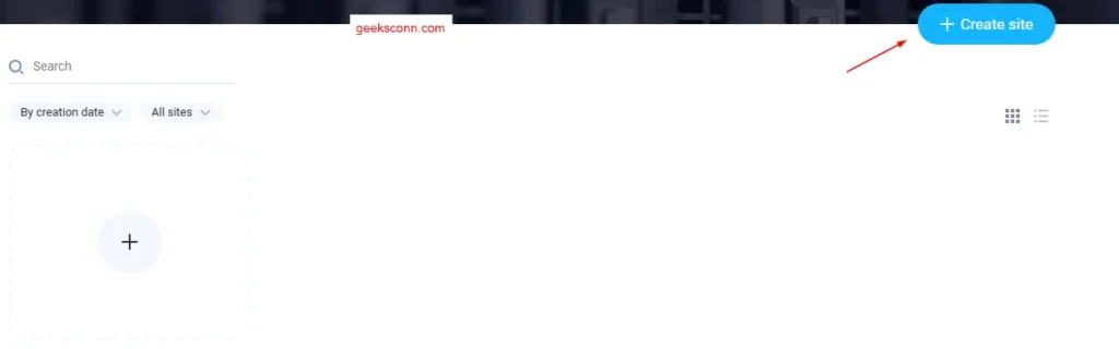 Create Site di Fastpanel