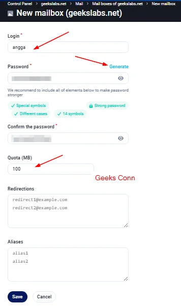 Form Register mailbox Fastpanel Form Register mailbox Fastpanel