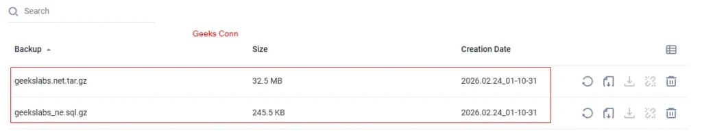Hasil Backup Copies Fastpanel