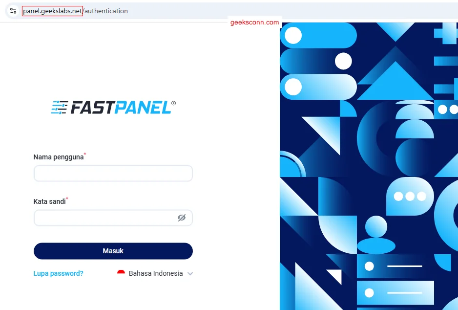 Mengakses Dashboard Fastpanel dengan Domain Mengakses Dashboard Fastpanel dengan Domain