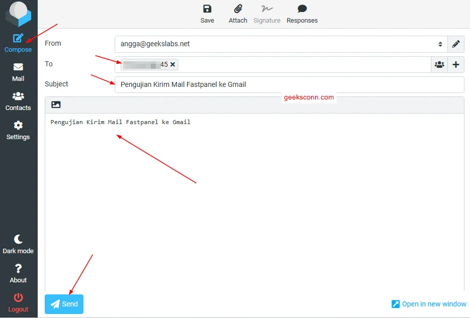 Pengujian kirim mail fastpanel ke gmail Pengujian kirim mail fastpanel ke gmail