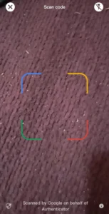 Scan QR Code Google Authenticator Scan QR Code Google Authenticator